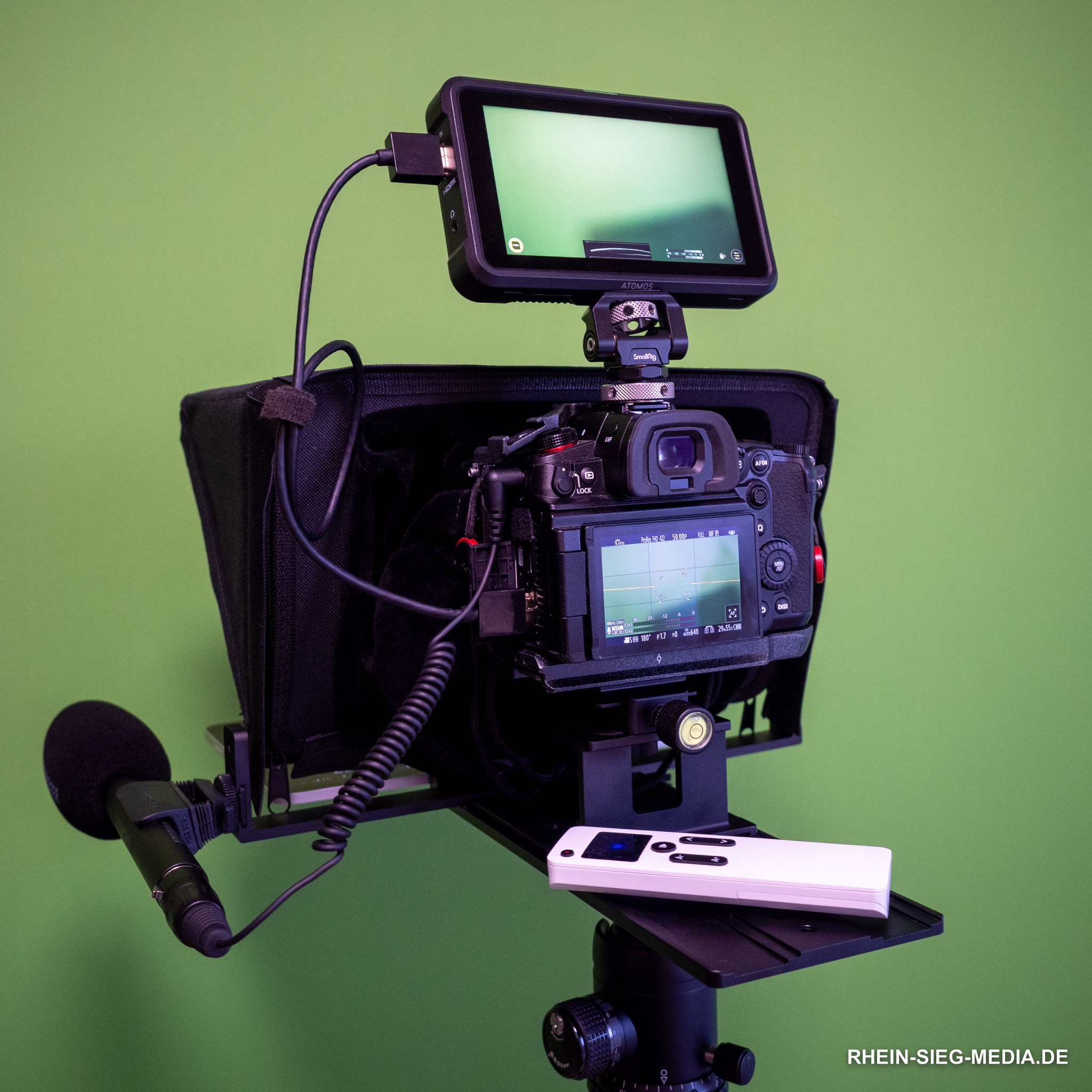 Videokamera im Studio